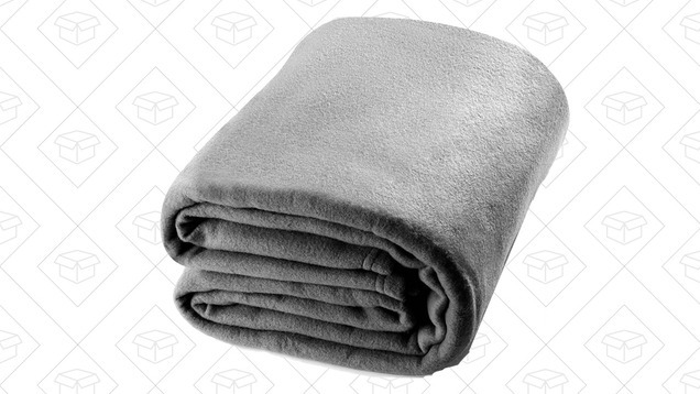 Queen Polar-Fleece Thermal Blanket Navy | $19 | AmazonQueen Polar-Fleece Thermal Grey | $19 | Amazon